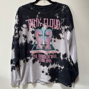 Pink Floyd, The Division Bell Tour 1994, size LARGE Tie-Dye T-Shirt